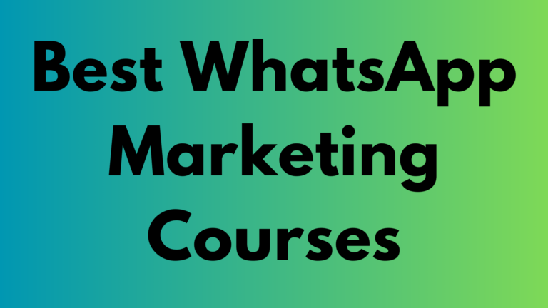 best whatsapp marketing courses