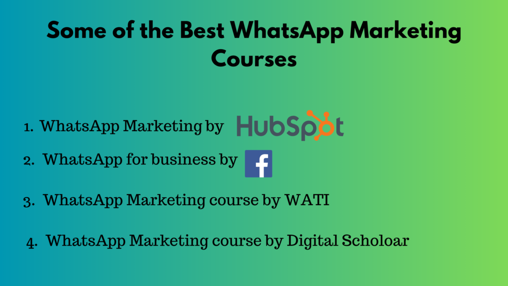 Whatsapp marketing course